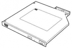 HPE 9.5mm SATA DVD-ROM JackBlack Gen9 Optical Drive