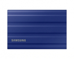 Samsung Portable NVME SSD T7 Shield 1TB , USB 3.2 Gen2, Rugged, IP65, Read 1050 MB/s Write 1000 MB/s, Blue