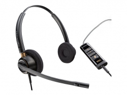 HP Poly EncorePro 525-M EncorePro 500 series headset on-ear wired active noise cancelling USB-A black Certified for Microsoft Team