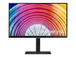 Монитор SAMSUNG S24A600 23.8inch Bezelless 16:9 Wide 2560x1440 IPS 5ms HAS/Swivel/Pivot/Tilt 120mm HDMI/DP USB3 hub VESA75 HDMI cable in box