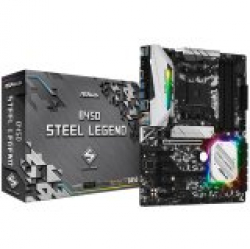 ASROCK Main Board Desktop B450 STEEL LEGEND (AM4, 4xDDR4, HDMI/DP ,2xPCIe x16,4xPCIe x1, 2xM.2, 6 SATA3, USB 3.1,Type-C 1xCOM Port Header, 1 x PS/2) ATX retail