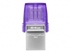 KINGSTON 64GB DataTraveler microDuo 3C 200MB/s dual USB-A + USB-C