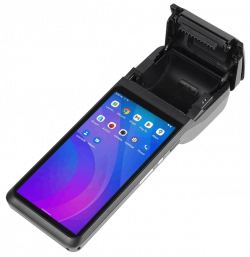 5.99-инчов мобилен POS терминал с вграден принтер и скенер POS-UNI POS-F1 Pro