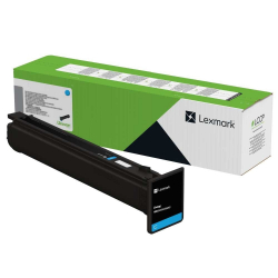 Lexmark 77L20C0 CS963, CX950, 951, 961, 962, 963, 833 Cyan Return Programme 12K Toner Cartridge                          