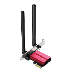 Безжичен Wi-Fi 6E Bluetooth 5.3 PCIe Адаптер Mercusys MA86XE AXE5400