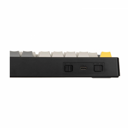 Ajazz геймърска механична клавиатура Gaming Mechanical Keyboard AK820 V2 - Arctic Isle Magnetic Switch [Linear] (English US), Black, Gray, Yellow