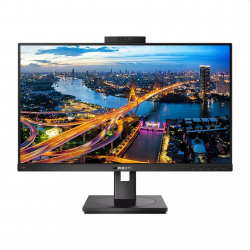 Монитор Philips 275B1H/00, 27" IPS WLED, 2560x1440@@75Hz, 4ms GTG, 300cd/m2, 1000:1, DCR 50M:1, Adaptive Sync, FlickerFree, Low Blue Mode, 3Wx2, Webcam, Tilt, Height Adjust, Pivot, Swivel, DVI, HDMI, DP, USB hub