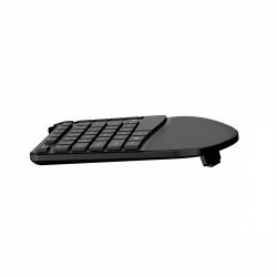 Genius клавиатура Ergonomic Keyboard Ergo KB-700 Black - Copilot, Split Wave Design, Palm Rest