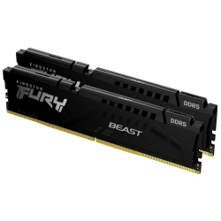 Памет Kingston FURY Beast Black 16GB(2x8GB) DDR5 6000MHz CL36, AMD EXPO - KF560C36BBEK2-16