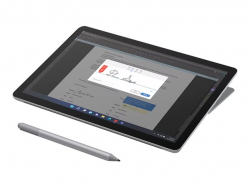Microsoft Surface Go 4, Intel Processor N200, 10.5" (1920 x 1280) PixelSense Display, Intel UHD Graphics 615, 8GB RAM, 256GB UFS Drive, Windows 11 Pro, Platinium