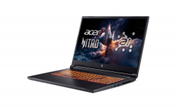 Лаптоп Acer Nitro V17, NG-ANV17-41-R14D, AMD Ryzen R7 260 ( up to 5.1GHz, 16MB), 17.3" FHD(1920x1080)IPS 144Hz, 1*16GB DDR5 (1 slot free), 1024GB PCIe NVMe SSD, NVIDIA GeForce RTX 4050 6GB GDDR6, Wi-Fi AX, BT, Win 11 Home, Black Лаптоп Acer Nitro V17, NG-ANV17-41-R14D, AMD Ryzen R7 260 ( up to 5.1GHz, 16MB), 17.3" FHD(1920x1080)IPS 144Hz, 1*16GB DDR5 (1 slot free), 1024GB PCIe NVMe SSD, NVIDIA GeForce RTX 4050 6GB GDDR6, Wi-Fi AX, BT, Win 11 Home, Black