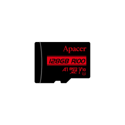 Apacer карта памет microSDXC 128GB UHS-I U1 V10 A1 Class10, Adapter - AP128GMCSX10UB-R