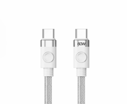 Orico кабел Cable USB C-to-C PD 60W Charging 1.0m White - CDX-60CC-WH                          