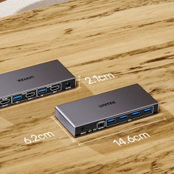 Unitek превключвател KVM Switch - HDMI 4K@@60Hz - V1309AGY01