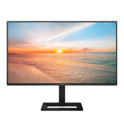Монитор Philips 27E1N1300AE/00, 27", IPS WLED panel, AG, FHD 1920 x1080, 16:9, 100Hz, 1ms, 250 cd/m2, 1300:1, sRGB, Flicker Free, Low Blue Mode, EasyRead, HDMI, USB-C, 2x USB, Audio Out, Speakers, Tilt, HAS, VESA 100, Black