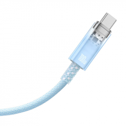 Кабел Baseus Explorer USB към USB-C 100W 1м CATS010403 - син