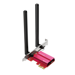 Безжичен Wi-Fi 7 Bluetooth 5.4 PCIe Адаптер Mercusys MA37BE BE6500