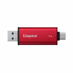 Флаш памет Kingston Dual USB-A/C Portable SSD 1TB - Black/Red
