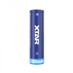 Акумулаторна батерия XTAR за фенери 18650 със защита , 3300mAh, Li-ion