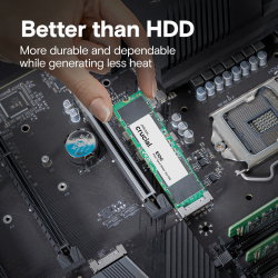 SSD диск Crucial E100 480GB SSD PCIe 4.0 Gen4 M.2 2280 NVMe, Read/Write: 4500/2500 MB/s CT480E100SSD8
