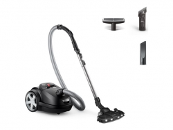 PHILIPS XD8122/10 Bagged vacuum cleaner S8000 Performer LED Allergy H13 ﬁlter Deep Black