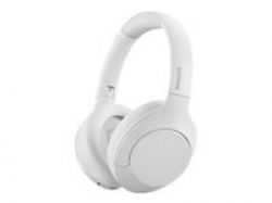 PHILIPS Bluetooth over-ear ANC white Up to 60 hours playback time 40 mm membranes