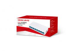 8-портов 10/100 Mbps настолен комутатор Mercusys MS108                          