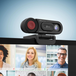 Уеб камера j5create JVU250, FULL HD, Микрофон, Автоматичен и ръчен фокус
