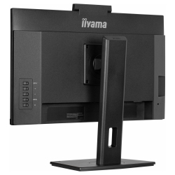 Монитор IIYAMA XUB2490HSUH-B2, 23.8" IPS panel, AG, 16:9, FHD 1920x1080, 1300:1, 250cd/m2, 4ms, Adaptive Sync, Flicker free, Blue light reducer, 5MP Webcam, HDMI, DP, 3x USB, Audio out, HAS, Swivel, Tilt, Pivot, VESA 100, Black