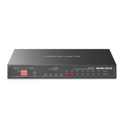 12-портов гигабитов настолен комутатор с 8 PoE+ порта Mercusys MS112GMP