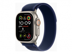 Смартчасовник APPLE Watch Ultra2 v2 Cellular 49mm Natural Titanium Case with Blue Trail Loop ML
