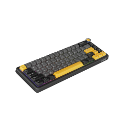 Marvo безжична механична геймърска клавиатура Wireless Gaming Mechanical keyboard Titan 65 - KG984W Black - Banana Crystal [Linear]