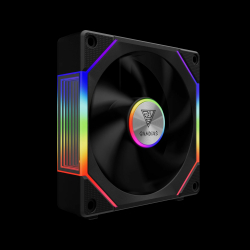 Gamdias Комплект вентилатори Fan Pack 3-in-1 3x120mm - AEOLUS P2-1203, Swappable Fan Blades (Reverse Fan Blades Included), Daisy-Chain, Infinity Mirror, A-RGB