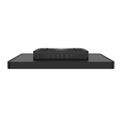 Монитор Faytech 4010077708 FT17TMCAPOB, 17", Optically bonded, 10-Finger-Multi Touch Capacitive, 5:4, 1280 x 1024, 250cd/m2, 1000:1, AG, 7H, VGA, HDMI, DP, USB-B, PC-Audio, 12V DC-In, IP 65 front / IP40 back, Speakers, 24/7, VESA, 6 x Clamp support, Black