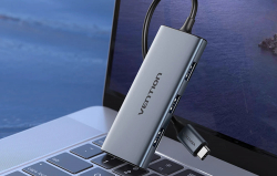 Vention докинг станция Docking Station Type-C - TOOHB - HDMI x 1, USB3.0 x 3, SD/TF