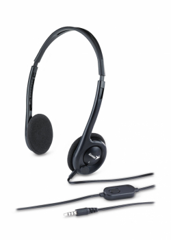 Genius слушалки с микрофон Headset HS-200C - Lightweight, Black