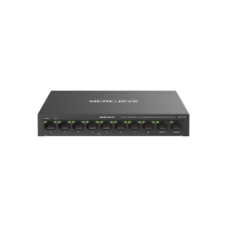 8-портов 10/100 Mbps + 2-портов Gigabit Desktop комутатор Mercusys MS110CP с 8 PoE+ порта