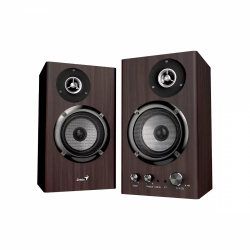 Genius тонколони Speakers 2.0 - SP-HF1812BT - 50W RMS, Bluetooth 5.3, Dark Brown