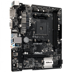 ASROCK X370-HDV AMD AM4 2xDDR4, 1xPCIe x16, 1xPCIe x1, HDMI, DVI-D, D-Sub, 7.1  Audio, 4 SATA3, 1 Ultra M.2 (PCIe Gen3 x4 & SATA3) 6 x USB 3.1 Gen1 (2 Front, 4 Rear), GLAN, 1xLPT (Header), 1xCOM (Header), Micro ATX