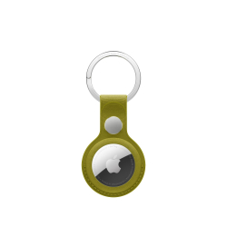 Apple AirTag FineWoven Key Ring - Chartreuse                          