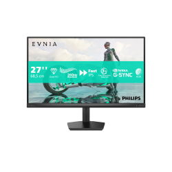 Монитор Philips 27M2N3500PF/00, 27 inch Fast IPS panel, AG, QHD 2560x1440, 300cd/m2, 1000:1, 0.3ms, 260Hz, sRGB, DCI-P3, HDR 10, G-SYNC, SmartImage, Low Input Lag, 2x HDMI, DisplayPort, Audio out, Tilt, VESA 100, Black