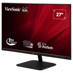 Монитор ViewSonic VA2732-H-2, 27", AG, IPS panel, SuperClear, FHD 1920x1080, 1300:1, 250cd/m2, 1ms, 100Hz, VGA, HDMI, VRR, Flicker-Free, Low Blue light, Tilt, VESA 100, Black