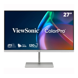 Монитор ViewSonic VP2766-2K-W, 27 inch IPS panel, AG, QHD 2560x1440, 350cd/m2, 1500:1, 120Hz, 5ms, HDR 10, sRGB, EBU, REC709, SMPTE-C, HDMI, USB-C, USB, USB-C out, Speakers, Pantone validated, Factory calibrated, HAS, Swivel, Tilt, Pivot, VESA, White