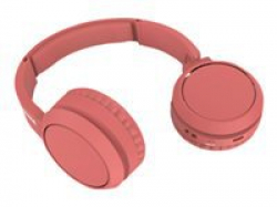 PHILIPS Wireless On Ear Headphone with mic 32mm drivers/closed-back red