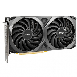 MSI Video Card NVidia GeForce RTX 3050 VENTUS 2X 8G OC, 8GB GDDR6, 128bit, Effective Memory Clock: 14000MHz, Boost: 1807MHz, 2560 CUDA Cores, PCI-E 4.0 x8, 3x DP, HDMI 2.1, RAY TRACING, TORX Fan 3.0, 550W Recommended PSU, Backplate, 3Y