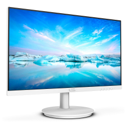 Монитор Philips 271V8AW/00, 27" IPS WLED panel, Anti-Glare, 16:9, FHD 1920x1080, 4ms, 75Hz, 250cd/m2, 1000:1, Flicker-free, Low Blue Mode , sRGB, VGA, HDMI, Audio In/Out, Speakers, Tilt, VESA 100, White