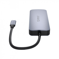 Orico докинг станция Docking Station Type-C Power Distribution 3.0 100W - LAN, HDMI, Type-C x 1, USB3.0 x 3 -  MC-U602P