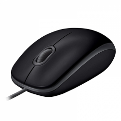 Безшумна оптична USB мишка Logitech B110 Black 910 005508