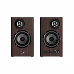 Genius тонколони Speakers 2.0 - SP-HF1812BT - 50W RMS, Bluetooth 5.3, Dark Brown