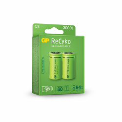 Акумулаторна Батерия ReCyko, Size C, LR14, 3000mAh, 1.2V